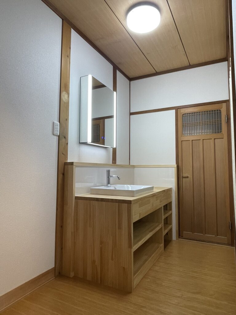リフォーム後洗面所