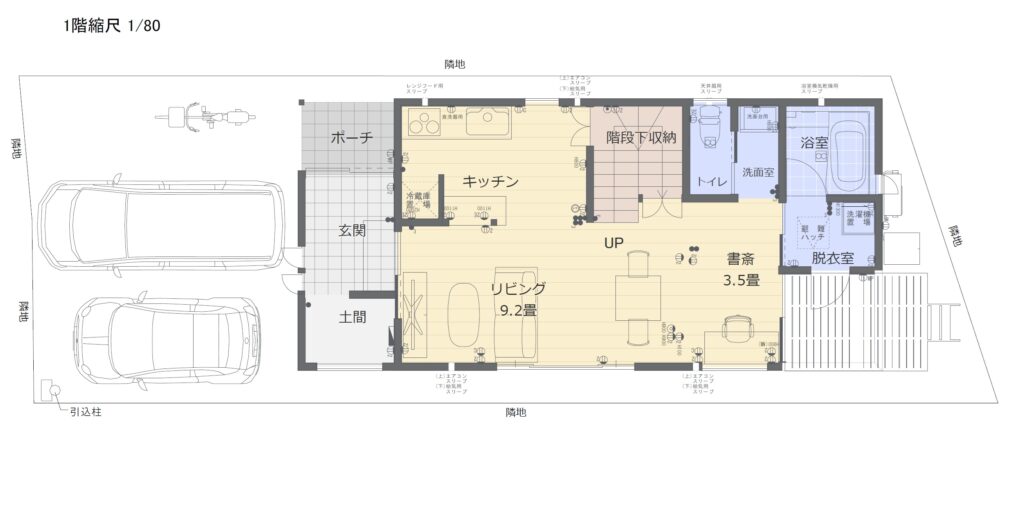 １階　間取り図
新築　木　60代　一軒家